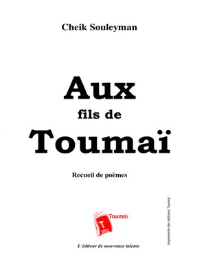 cover image of Aux Fils De Toumaï